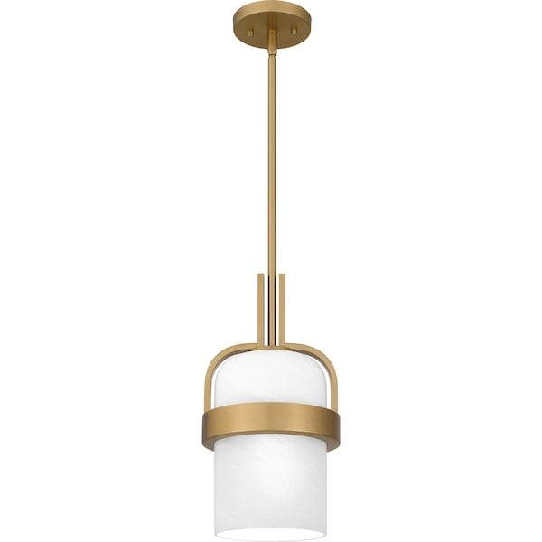 Quoizel Piccolo Pendant Mini Pendant 1 Light Aged Brass QPP6174AB - main